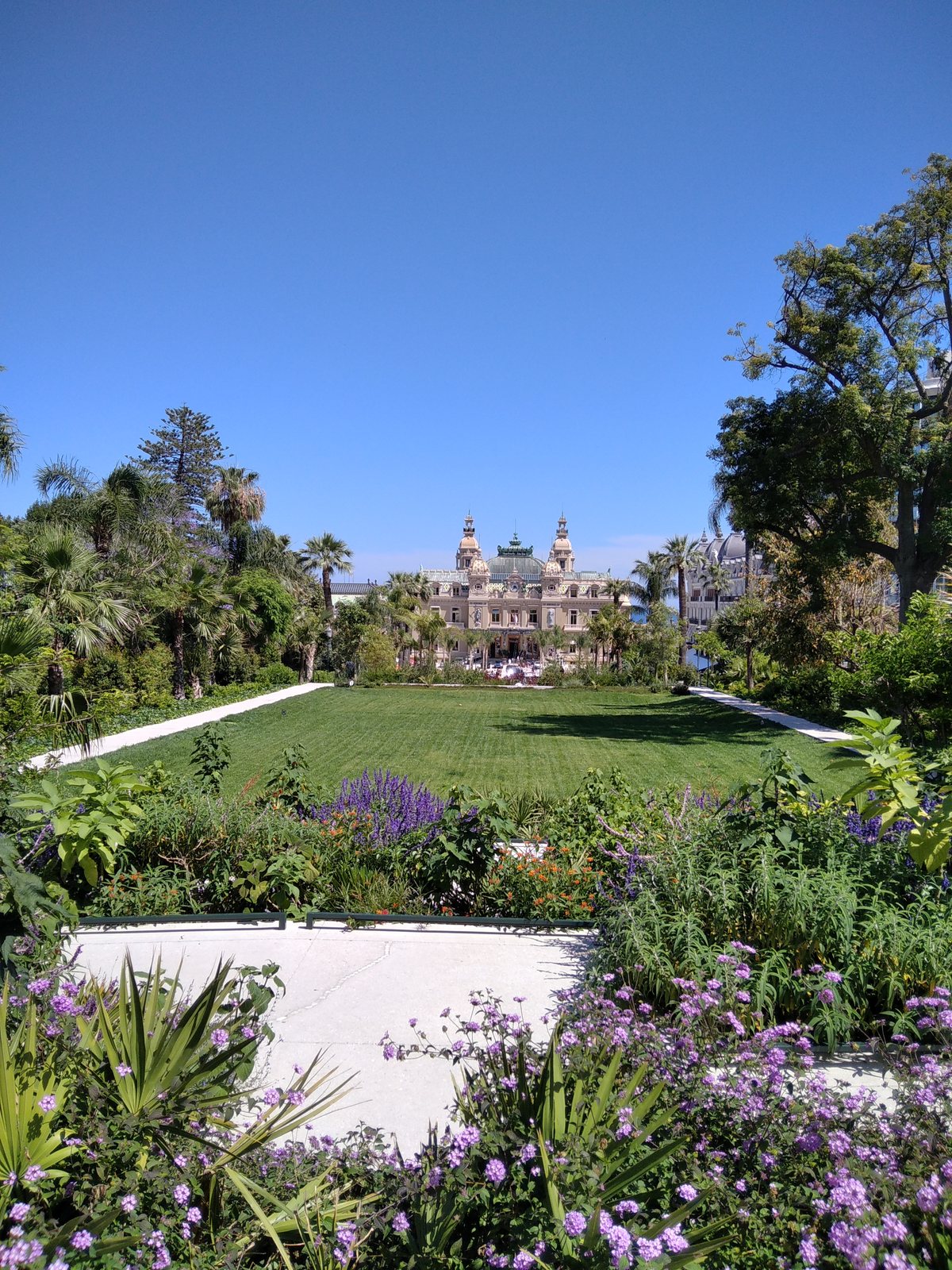 Monte-Carlo Casino viewed through the gardens